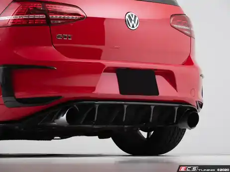 Mega Sale ECS Tuning Gloss Black Rear Diffuser - Mk7 Golf GTI