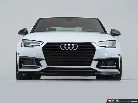 ECS Tuning Gloss Black Front Splitter - A4/S4 B9 Exclusive Offer