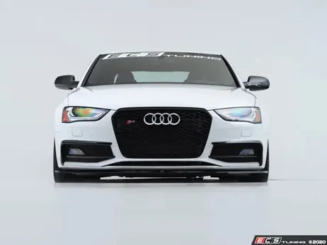 Price Cut ECS Tuning Gloss Black Front Splitter - A4/S4 B8.5