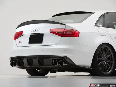 ECS Tuning Gloss Black Boot Spoiler - A4/S4 B8/B8.5 Must Have