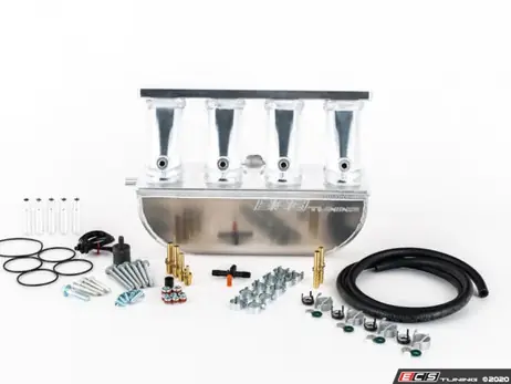 Best Choice ECS Tuning Aluminum Intake Manifold With Fitting Kit - Raw Finish - 2.0TSI