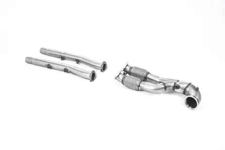 Money Back Guarantee Milltek V2 Downpipe with Decat & OPF/GPF Bypass RSQ3 (OPF/GPF Models)
