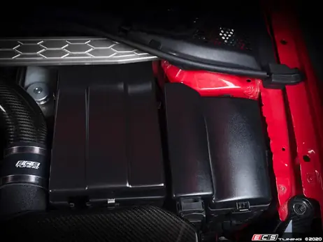 Super Sale ECS Tuning Fuse Box / ECU Cover Black - 2.0T Gen 3 EA888