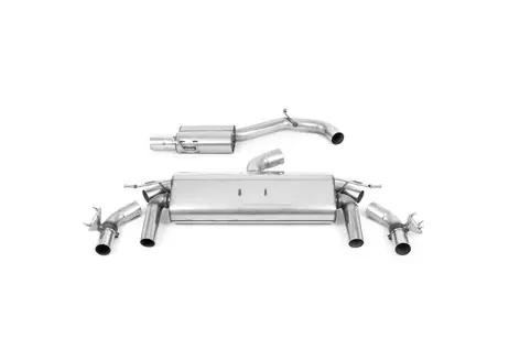 Milltek Cat-back - GPF Back - Titanium GT-100 Tips - T-Roc - R 2.0TSI 300ps (with OPF/GPF) Must Have
