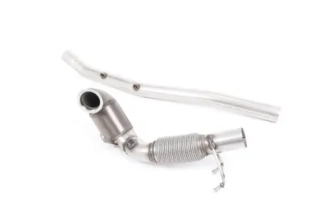 Budget Milltek Large Bore Downpipe and Hi-Flow Sports Cat includes GPF Delete Section - T-Roc - R 2.0TSI 300ps (with OPF/GPF)