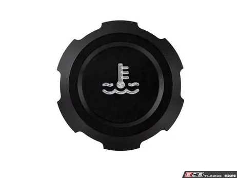 Fan Favorite ECS Tuning Billet Coolant Reservoir Cap - Black Anodized - B9 Models