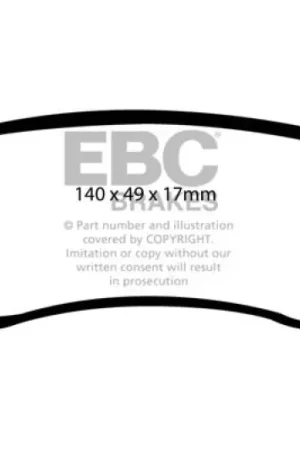 EBC 95-97 Ford Crown Victoria 4.6 (Phenolic Pistons) Ultimax2 Rear Bra — PMD Premier Motoring Development Hot Deal