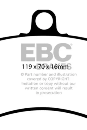 EBC 94 Volkswagen Cabriolet 1.8 Ultimax2 Front Brake Pads — PMD Premier Motoring Development Free Delivery