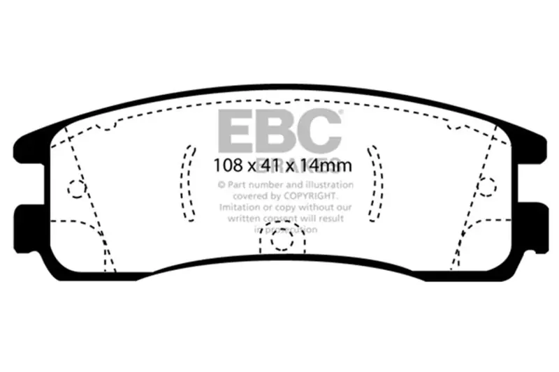 Worldwide Shipping EBC 08-09 Buick Allure (Canada) 5.3 Ultimax2 Rear Brake Pads — PMD Premier Motoring Development