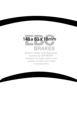 Budget EBC 97-03 Buick Century 3.1 Ultimax2 Front Brake Pads — PMD Premier Motoring Development