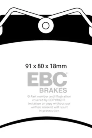 EBC 96-98 Volkswagen Eurovan 2.5L (w/Vented Rotors) Ultimax2 Front Bra — PMD Premier Motoring Development New Arrival