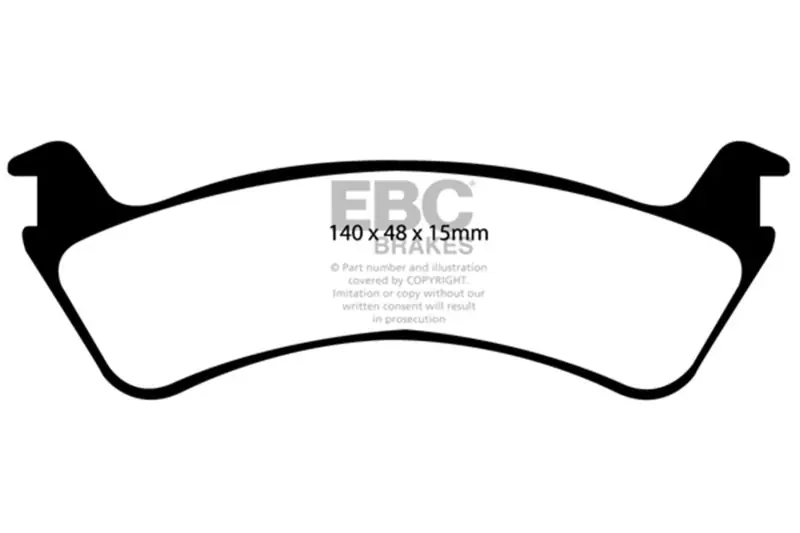EBC 00-02 Ford Explorer Sport 4.0 2WD (Phenolic Pistons) Ultimax2 Rear — PMD Premier Motoring Development Holiday Sale
