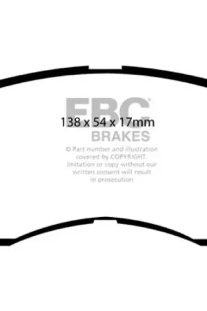 Get Yours EBC 97-98 Subaru Impreza 1.8 Ultimax2 Front Brake Pads — PMD Premier Motoring Development