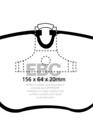 EBC 01-03 BMW 525i 2.5 (E39) Ultimax2 Front Brake Pads — PMD Premier Motoring Development Money Back Guarantee