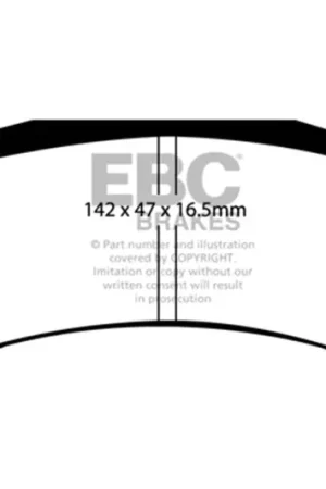 Same Day Shipping EBC 98-05 Chevrolet Blazer 4.3 2WD Ultimax2 Rear Brake Pads — PMD Premier Motoring Development