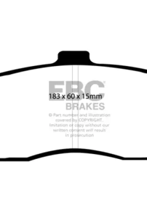 Limited Time EBC 03-04 Cadillac XLR 4.6 Ultimax2 Front Brake Pads — PMD Premier Motoring Development