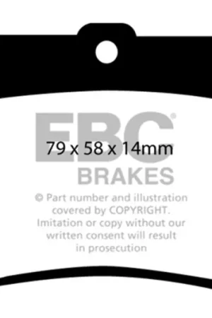 EBC 97-00 Mitsubishi Montero Sport 2.4 Ultimax2 Rear Brake Pads — PMD Premier Motoring Development Order Now