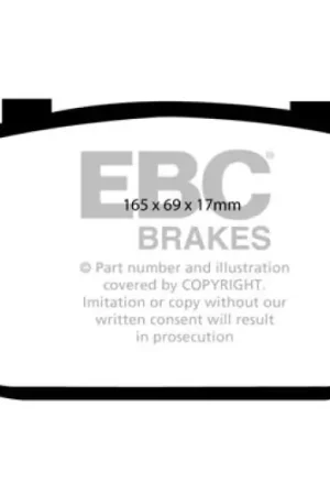 EBC 98-02 Ford Crown Victoria 4.6 (Phenolic Pistons) Ultimax2 Front Br — PMD Premier Motoring Development Hassle-Free Returns