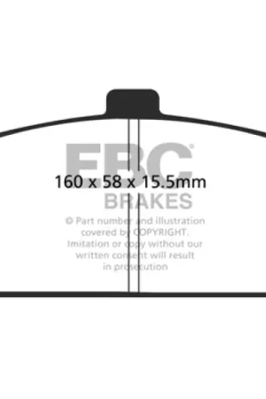 EBC 98-01 Chevrolet Malibu 2.4 Ultimax2 Front Brake Pads — PMD Premier Motoring Development Affordable