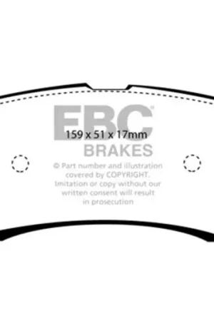 EBC 00-02 Ford Excursion 5.4 2WD Ultimax2 Rear Brake Pads — PMD Premier Motoring Development Best Choice