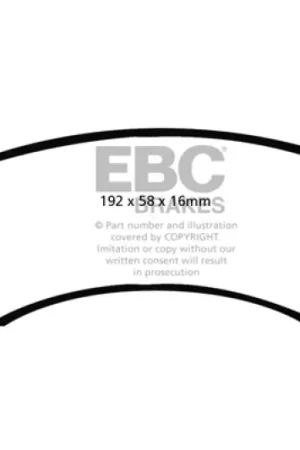 Exclusive EBC 98-02 Dodge Ram Van B1500 Ultimax2 Front Brake Pads — PMD Premier Motoring Development