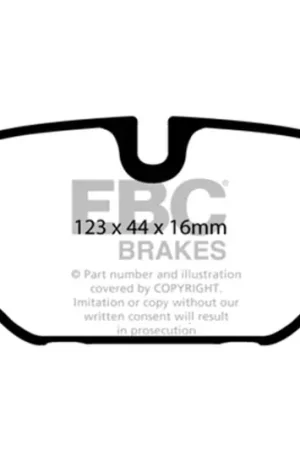 Cheap EBC 99-01 Saab 9-5 2.3 Turbo (Aero) Ultimax2 Rear Brake Pads — PMD Premier Motoring Development