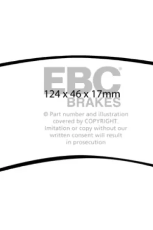 EBC 98-07 Lexus LX470 4.7 Ultimax2 Rear Brake Pads — PMD Premier Motoring Development Low Price