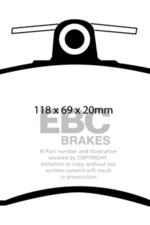 EBC 96-98 Volkswagen Passat 1.9 TD Ultimax2 Front Brake Pads — PMD Premier Motoring Development Buy Direct