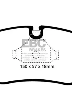 Price Drop EBC 99-02 BMW Z3 2.5 Ultimax2 Front Brake Pads — PMD Premier Motoring Development