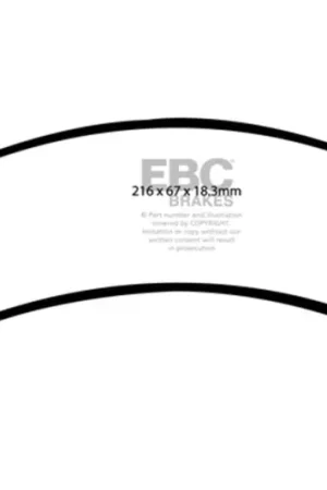 Editor’s Pick EBC 01-05 Cadillac Deville 4.6 HD Ultimax2 Front Brake Pads — PMD Premier Motoring Development