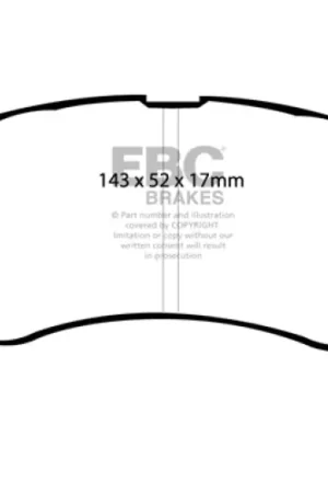 Wholesale EBC 03-11 Chevrolet Aveo 1.6 Ultimax2 Front Brake Pads — PMD Premier Motoring Development