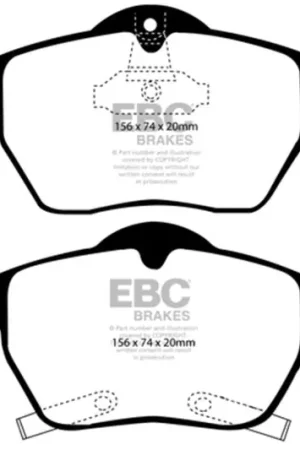 EBC 98 Saab 9-3 2.0 Turbo Ultimax2 Front Brake Pads — PMD Premier Motoring Development Cheap