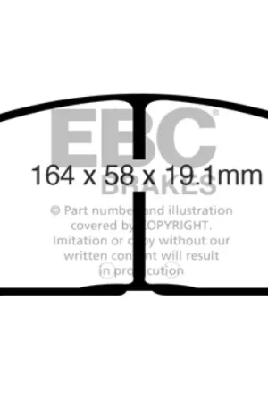 EBC 99-00 Ford Windstar 3.0 Ultimax2 Front Brake Pads — PMD Premier Motoring Development Buy Online