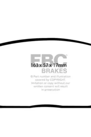 Brand New EBC 01-05 Ford Thunderbird 3.9 Ultimax2 Front Brake Pads — PMD Premier Motoring Development