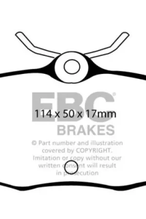 Time-Limited EBC 01-05 Ford Thunderbird 3.9 Ultimax2 Rear Brake Pads — PMD Premier Motoring Development