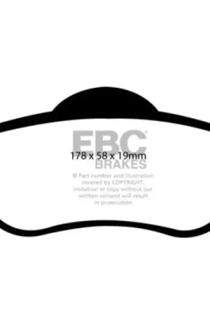 Wholesale EBC 00-04 Ford Focus 2.0 Ultimax2 Front Brake Pads — PMD Premier Motoring Development