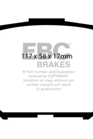 EBC 04-10 Scion TC 2.4 Ultimax2 Front Brake Pads — PMD Premier Motoring Development Final Sale
