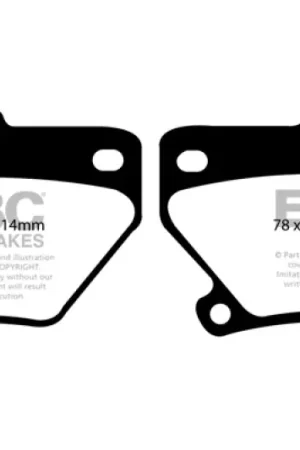 Fan Favorite EBC 02-08 Pontiac Vibe 1.8 GT Ultimax2 Rear Brake Pads — PMD Premier Motoring Development