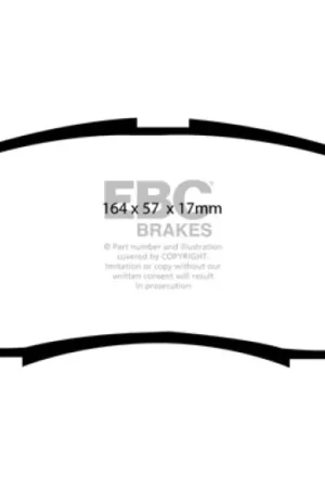 EBC 03-04 Nissan Frontier 3.3 2WD Ultimax2 Front Brake Pads — PMD Premier Motoring Development Final Sale