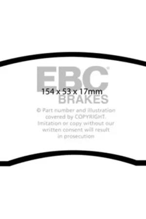 EBC 03-06 Chevrolet Equinox 3.4 Ultimax2 Front Brake Pads — PMD Premier Motoring Development Hot Deal
