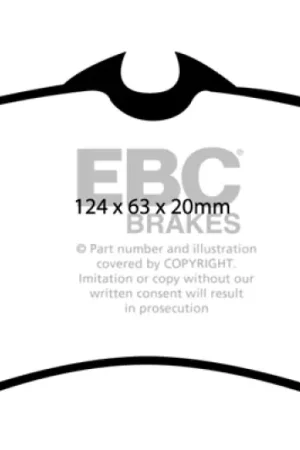 Free Shipping EBC 00-11 Chrysler PT Cruiser 2.4 Ultimax2 Front Brake Pads — PMD Premier Motoring Development