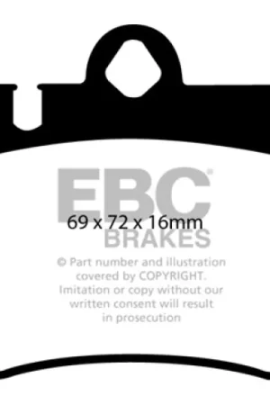 Buy Today EBC 01-02 Mercedes-Benz CL55 AMG 5.5 Ultimax2 Rear Brake Pads — PMD Premier Motoring Development