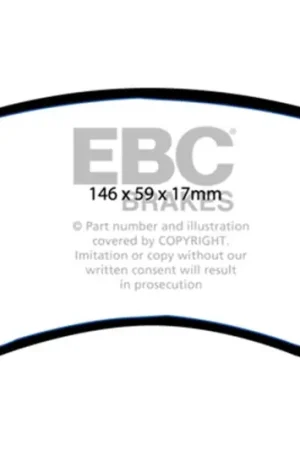 Hassle-Free Returns EBC 04-07 Chrysler Town & Country 3.3 Rear Drums Ultimax2 Front Brake— PMD Premier Motoring Development