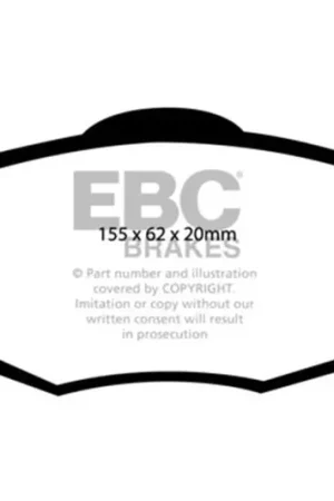 EBC 01-06 Chrysler Sebring Sedan 2.4 Ultimax2 Front Brake Pads — PMD Premier Motoring Development Bulk Order