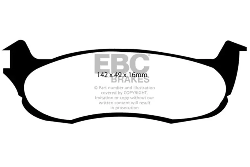 New Arrival EBC 00-01 Ford Expedition 4.6 2WD Ultimax2 Rear Brake Pads — PMD Premier Motoring Development