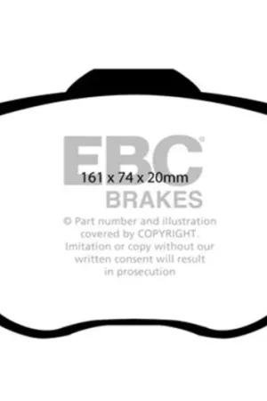EBC 01 Volkswagen Eurovan 2.8 (313mm) Ultimax2 Front Brake Pads — PMD Premier Motoring Development Discount