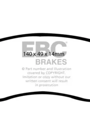 Limited Edition EBC 02-05 Ford Explorer 4.0 2WD Ultimax2 Rear Brake Pads — PMD Premier Motoring Development