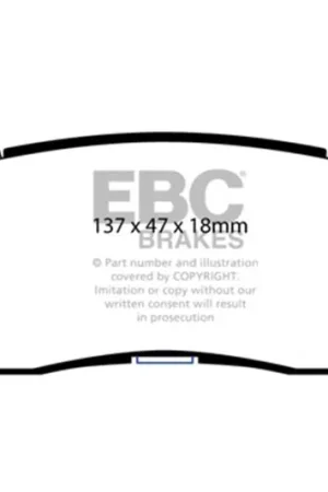 EBC 07+ Buick Enclave 3.6 Ultimax2 Rear Brake Pads — PMD Premier Motoring Development Worldwide Shipping