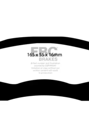 Time-Limited EBC 01-02 Chrysler Prowler 3.5 Ultimax2 Rear Brake Pads — PMD Premier Motoring Development