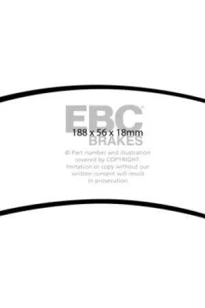 Popular EBC 04-06 Dodge Durango 3.7 Ultimax2 Front Brake Pads — PMD Premier Motoring Development